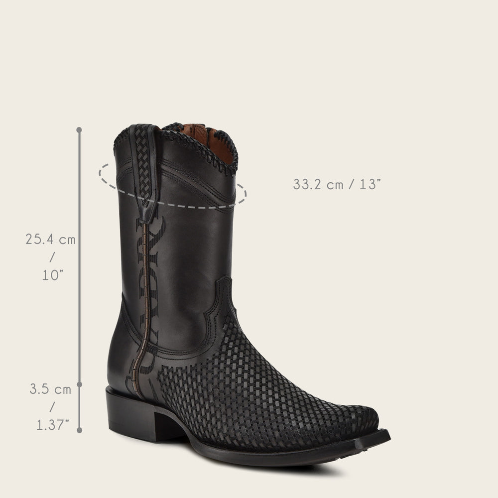 Cuadra Men's Urban Casual Oxford Boot (CU969/1J2YRS - Black)