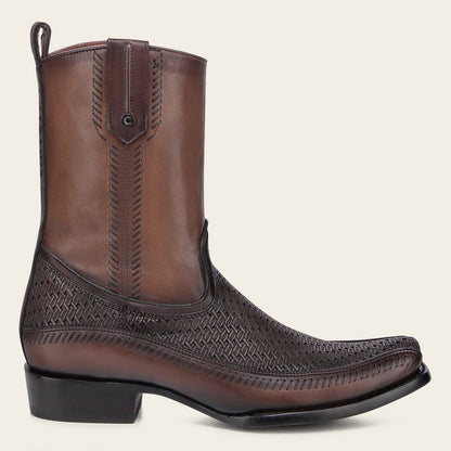 Cuadra Men's Dress Boot Decorated Honey Bovine (CU933/1J3LRS - Honey)