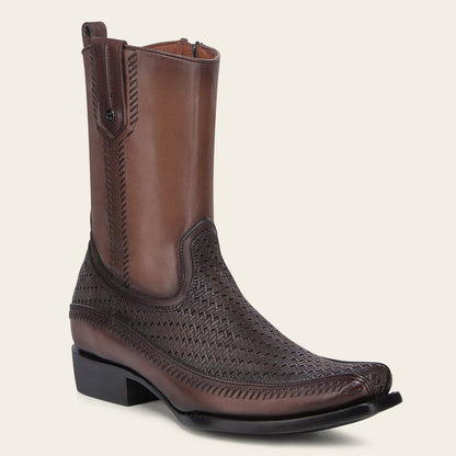 Cuadra Men's Dress Boot Decorated Honey Bovine (CU933/1J3LRS - Honey)