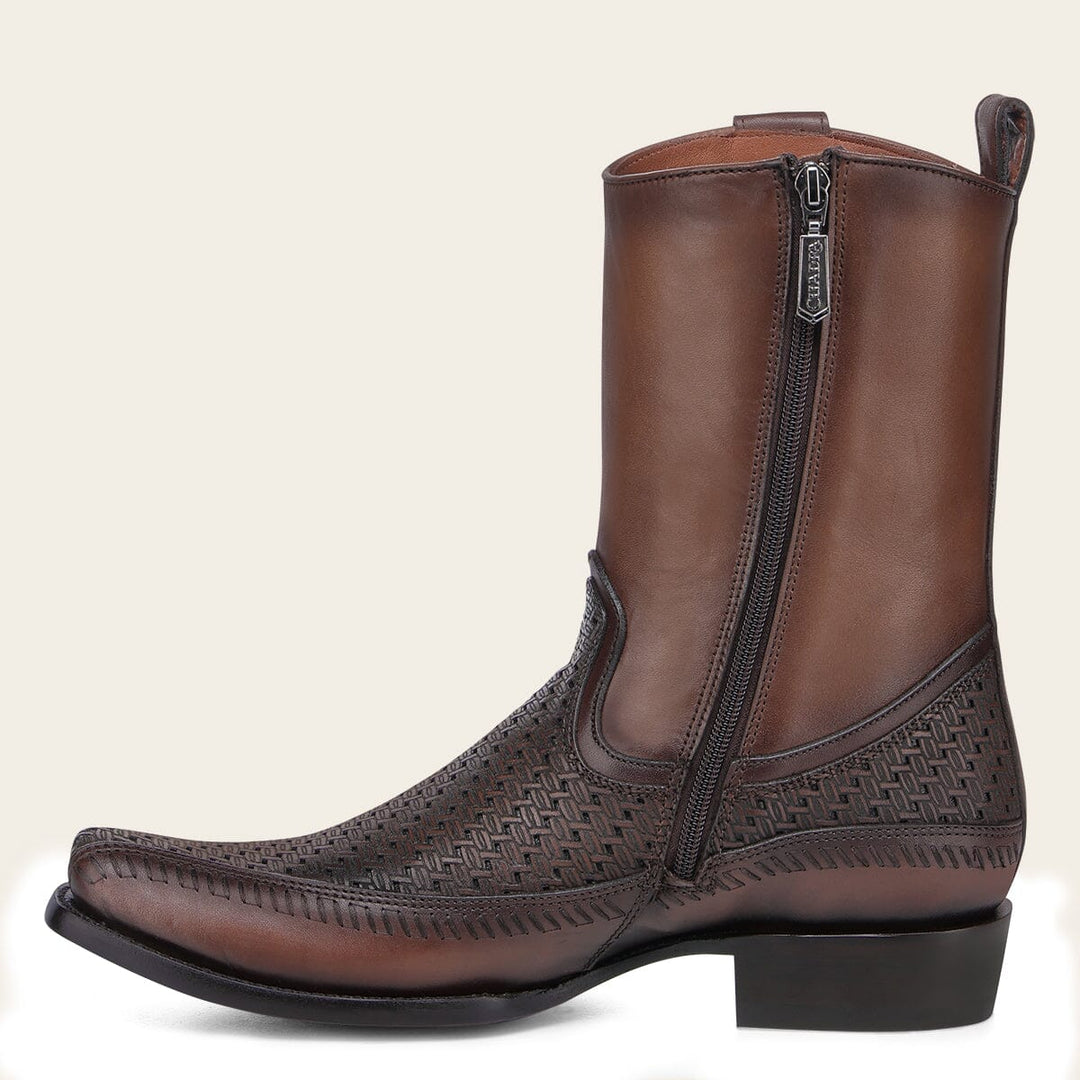 Cuadra Men's Dress Boot Decorated Honey Bovine (CU933/1J3LRS - Honey)