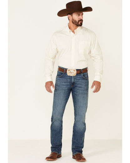 Camisa larga de hombre Cinch color crema (MTW1347020cre-Multicolor)