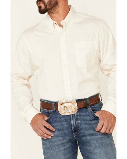 Camisa larga de hombre Cinch color crema (MTW1347020cre-Multicolor)