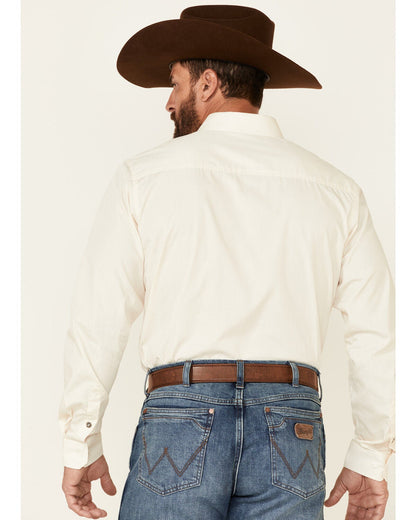 Camisa larga de hombre Cinch color crema (MTW1347020cre-Multicolor)