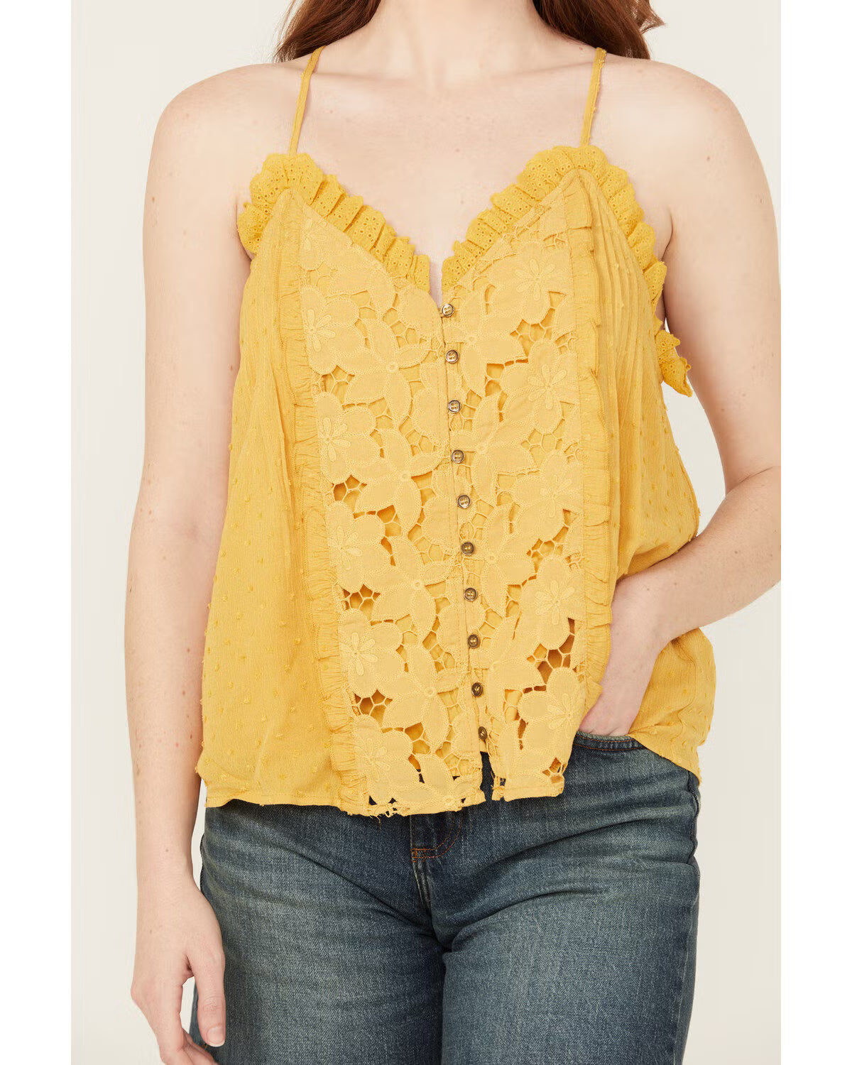 Camisola Miss Me (MT2865T / AMARILLO MOSTAZA)
