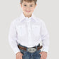 Camisa vaquera de manga larga blanca con broches para niño Wrangler (204WHSL/Blanco)