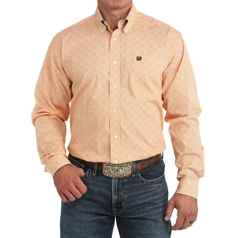 Cinch Men's Long Sleeve Shirt (MTW1106132 GLD)