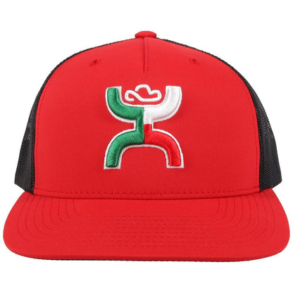 Hooey Youth "Boquillas" Red/Black Snapback (2118T-RDBK-Y)