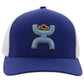 Hooey Men's "Coach" Blue/White Flexfit Cap (2212BLWH)