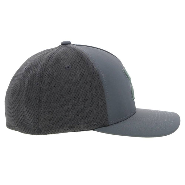 Hooey Men's "Coach" Grey Flexfit Cap (2212GY)