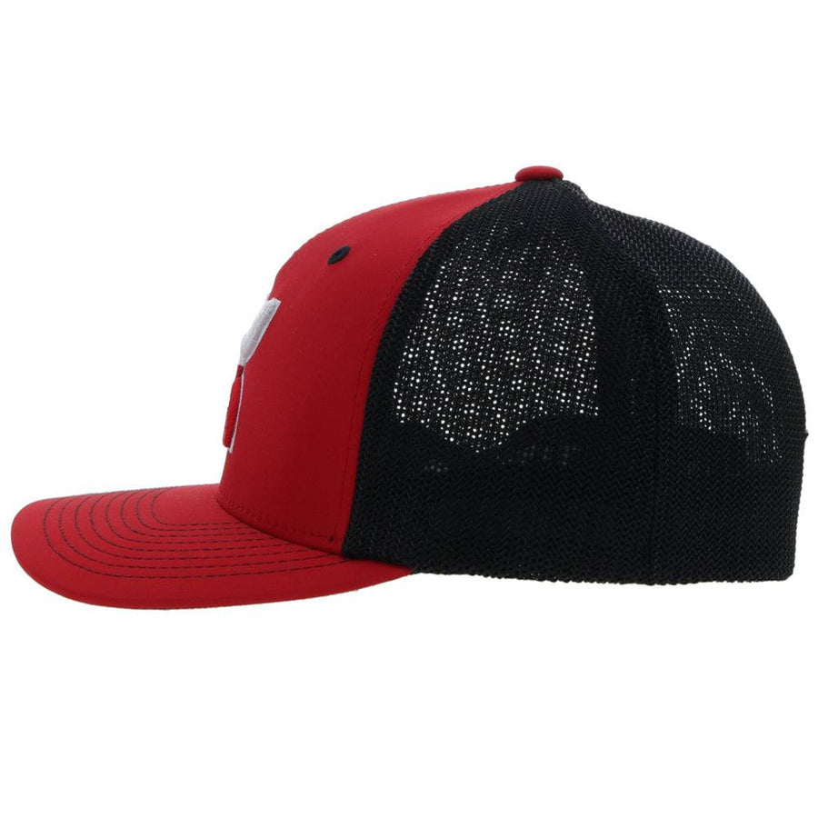 Hooey Men's "Boquillas" Red/Black Flexfit Cap (2218RDBK)