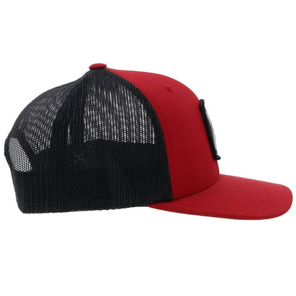 Gorra juvenil Hooey "Zenith" roja/negra (2224T-RDBK-Y)