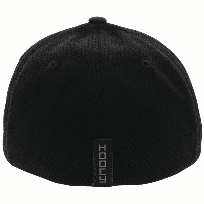 Hooey Men's "Coach" Black/Grey Flexfit Cap (2232BK)
