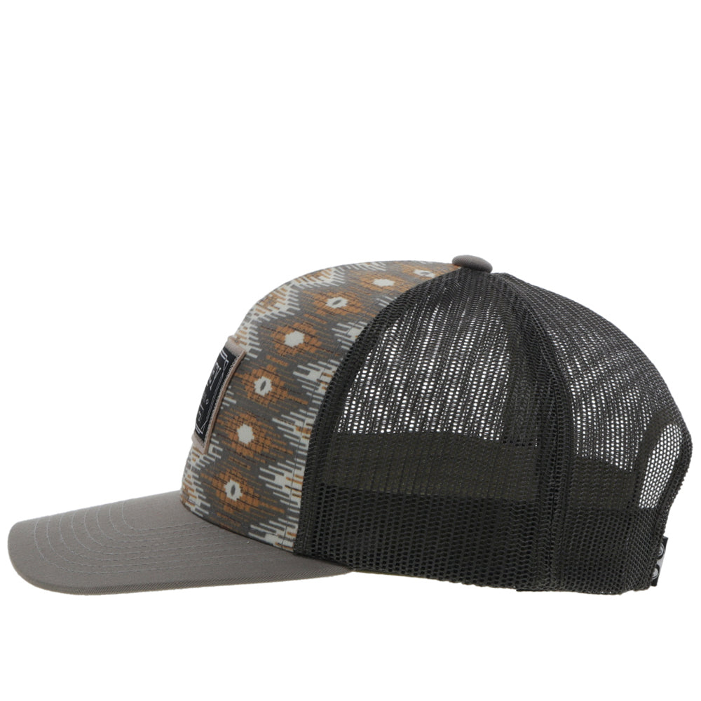 Gorra Hooey Doc Cream/Gris Snapback para hombre (2302T-CRGY)