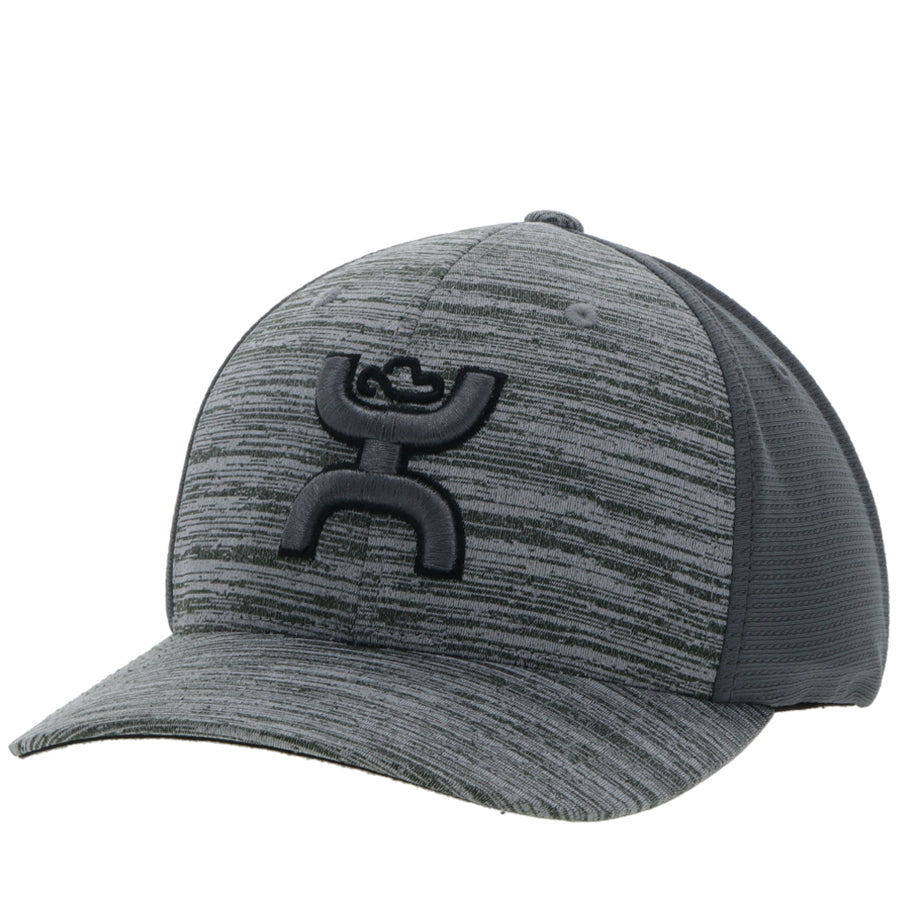 Hooey Men's "Ash" Grey Flexfit Cap (2331GY)