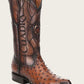 Cuadra Men's Engraved Brown Ostrich Western Boots (CU681/2C1NA1 - Brown)