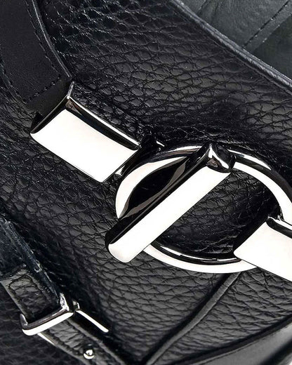 Botines Franco Cuadra de ciervo negro para mujer (FC590/3G5VNTS - Negro)