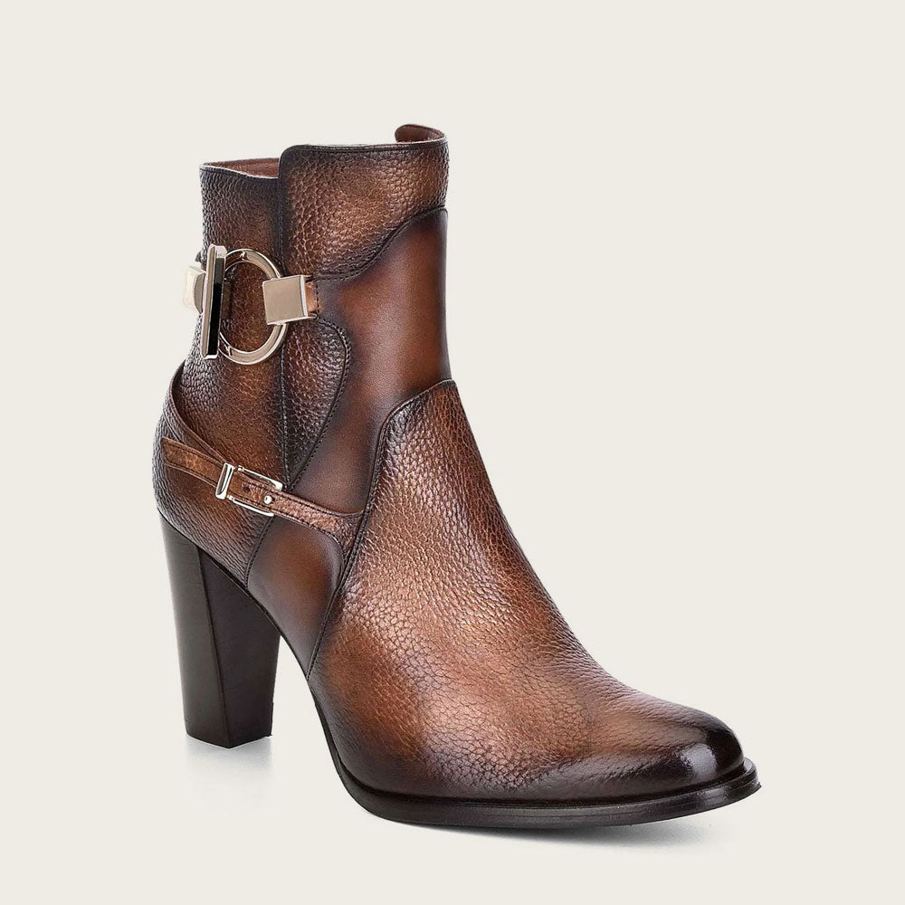 Franco Cuadra Women's Ankle Honey Deer Booties (FC535/3G5VNTV - Venado/Ternera Paris Maple)