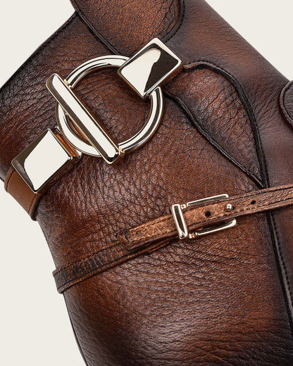 Franco Cuadra Women's Ankle Honey Deer Booties (FC535/3G5VNTV - Venado/Ternera Paris Maple)