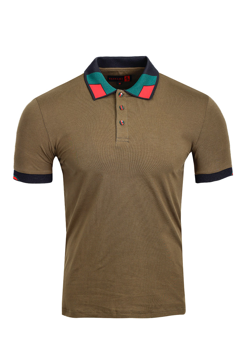 Vassari Men's Polo Shirt (3VP636 - OLIVE)