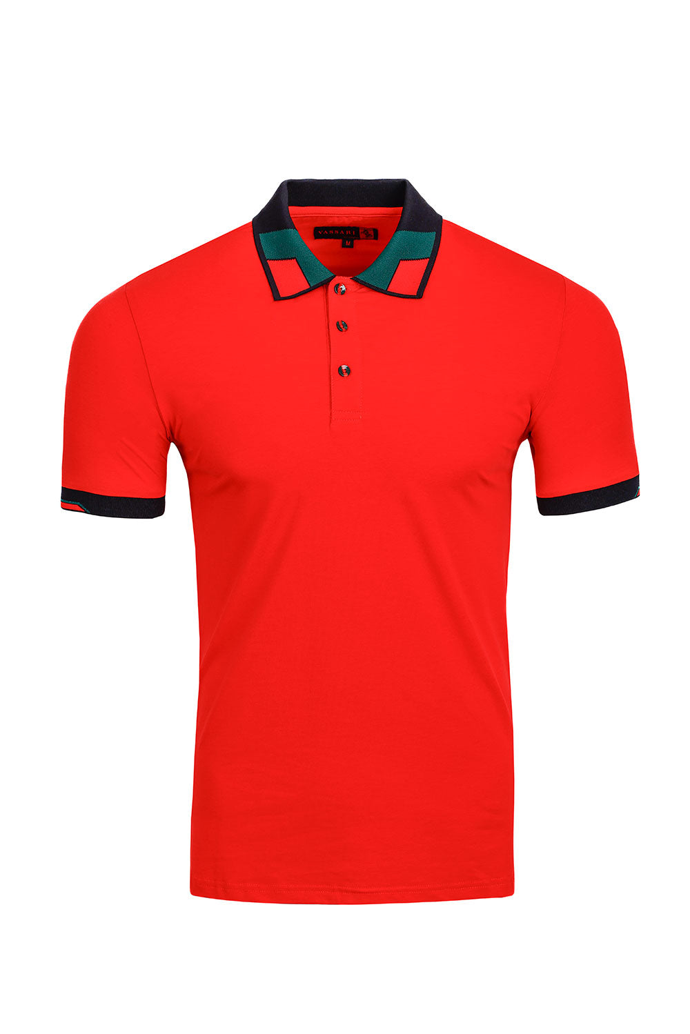 Vassari Men's Polo Shirt (3VP636 - RED)