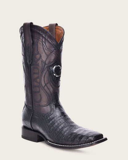 Botas Western Ultra Exóticas Cuadra para Hombre (CU678/3Z1OFY - Fuscus Belly Negro)