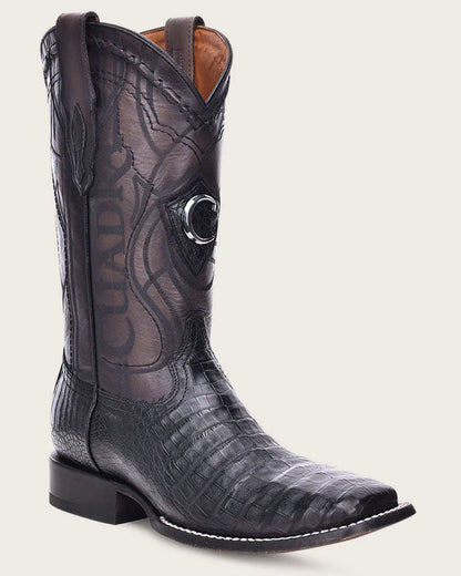 Botas Western Ultra Exóticas Cuadra para Hombre (CU678/3Z1OFY - Fuscus Belly Negro)