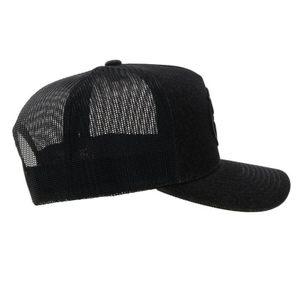 Hooey Youth "Strap" Roughy Black Snapback (4031T-BK-Y)