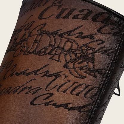 Cuadra Men's Brown Dress Boots Embroidery and Engraved on Leather (CU625/4D15RS - Brown)
