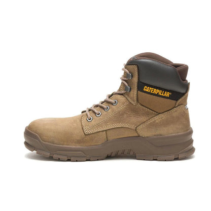 Botas de trabajo Caterpillar para hombre con puntera ASTM/Aloy P91268 Fossil