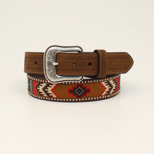 Ariat Men's Southwestern Embroidered Belt (A1033202)