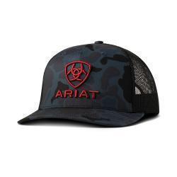 Gorra Ariat con logo 3D bordado de camuflaje para hombre (A300090103)