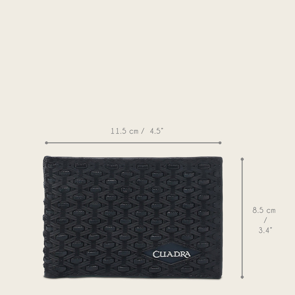 Cuadra Oxford Embroidery Wallet (DU704/BC031RS - Oxford)