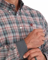 Cinch Men's Long Sleeve Shirt (MTW1106138 BLU)