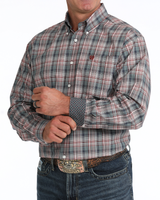 Cinch Men's Long Sleeve Shirt (MTW1106138 BLU)
