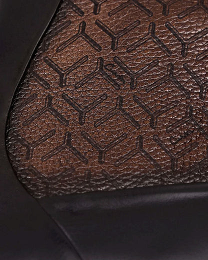 Franco Cuadra Men's Black Leather Chelsea Dress Boots (FC599/G89TSRS - Black)