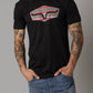Camiseta a rayas Kimes Ranch para hombre (negra)