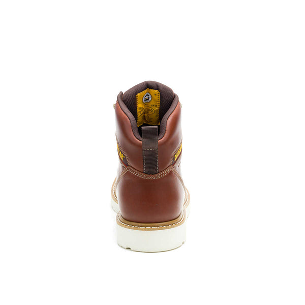 Bota de trabajo Caterpillar Reclaimer Wedge WP para hombre (P51098 - Marrón Sudán - Puntera blanda)
