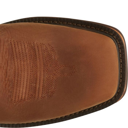 Botas impermeables Justin Resistor de 28 cm con punta Nano Comp (CR4016 / Marrón rojizo)