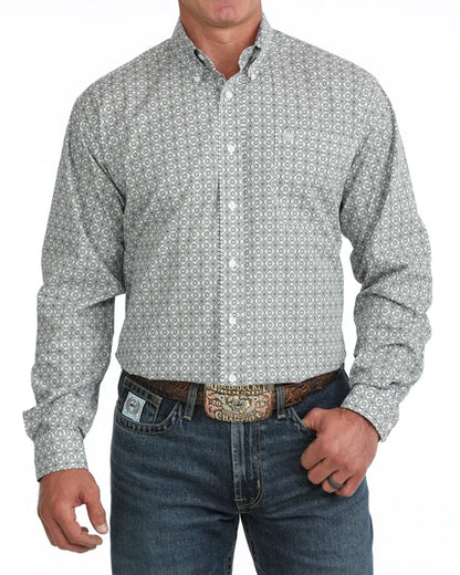 Cinch Men's Long Sleeve Shirt (MTW1106155 CRE)