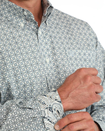 Cinch Men's Long Sleeve Shirt (MTW1106155 CRE)