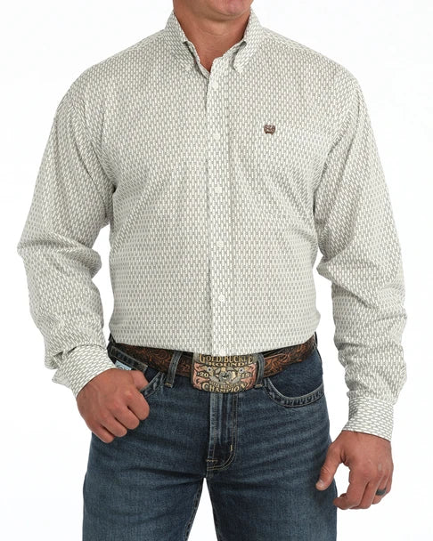 Cinch Men's Long Sleeve Shirt (MTW1106156 CRE)