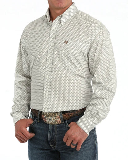 Cinch Men's Long Sleeve Shirt (MTW1106156 CRE)