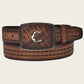 Cuadra Men's Honey Western Bovine Belt (BC243/CV488RS - Honey)