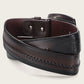 Cuadra Men's Black Ultra Exotic Cowboy Belt (BC368/CV502FC - Black)