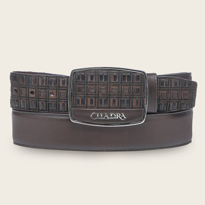 Cuadra Men's Bovine Western Belt (BC401/CV505RS - Azteca Miel)