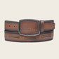 Cuadra Men's Honey Brown Bovine Western Belt (BC403/CV506RS - Honey)