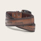 Cuadra Men's Honey Brown Bovine Western Belt (BC403/CV506RS - Honey)