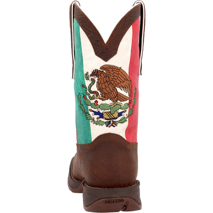Botas vaqueras Rebel by Durango con bandera de México para hombre (DDB0430)