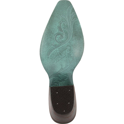 Botas vaqueras Crush by Durango con diseño de flores silvestres doradas para mujer (DRD0439)