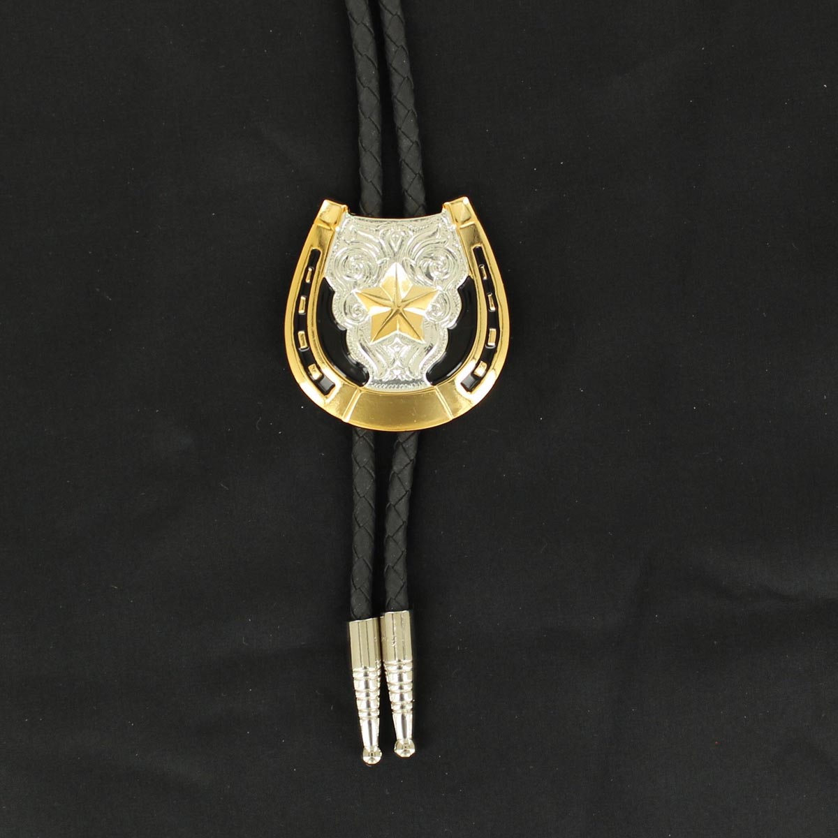 Double S Collection Horseshoe Star Bolo Tie (22704)